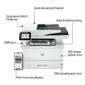 HP LaserJet Pro MFP 4101fdw Wireless All-in-One Printer