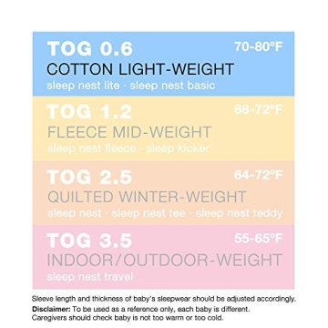 BabyDeedee Cotton Sleeping Sack for Infants and Toddlers