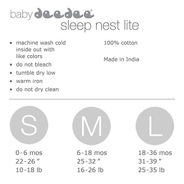 BabyDeedee Cotton Sleeping Sack for Infants and Toddlers