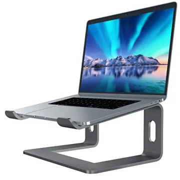 SOUNDANCE Laptop Stand - Ergonomic Aluminum Riser for 10-15.6" Laptops