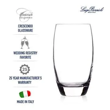 Luigi Bormioli Crescendo Tumblers Set – Premium Italian Crystal
