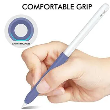 NIUTRENDZ Silicone Grip for Apple Pencil 2nd Gen & USB-C