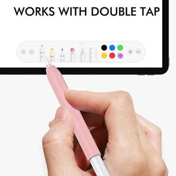 NIUTRENDZ Silicone Grip for Apple Pencil 2nd Gen & USB-C