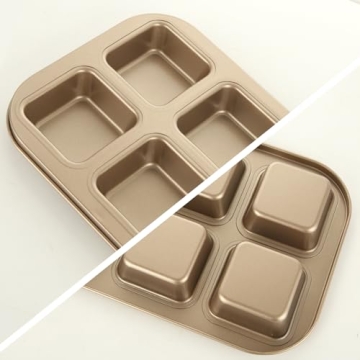 ABuff Non-Stick Square Muffin Pan Set for Baking