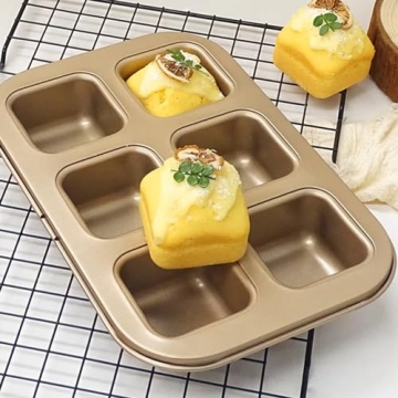 ABuff Non-Stick Square Muffin Pan Set for Baking