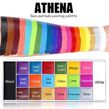 Vibrant UCANBE Face Body Paint Set - Athena for Creative Fun