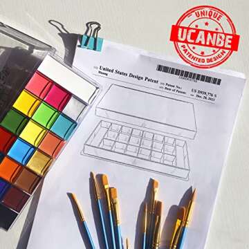 Vibrant UCANBE Face Body Paint Set - Athena for Creative Fun