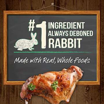 Merrick Power Bites Natural Soft And Chewy Real Meat Dog Treats, Grain Free Snack With Real Rabbit Recipe - 6 oz. Bag