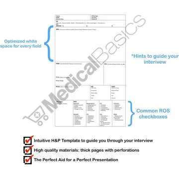 H&P Notebook - 100 Medical Templates for Professionals