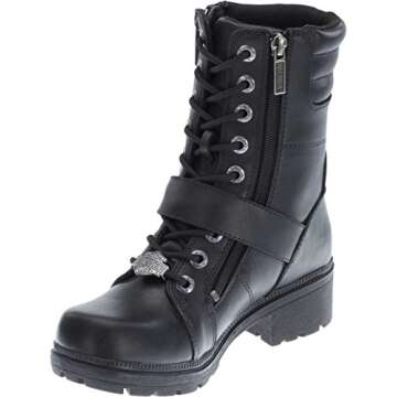 HARLEY-DAVIDSON FOOTWEAR Women's Talley Ridge Motorcycle Boot - Ultimate Stylish Comfort for Riders