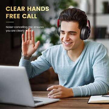 SuperEQ S1 Hybrid ANC Headphones with Hi-Res Audio