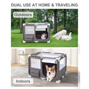 Paw Ballet Portable Dog Playpen | Foldable Pet Crate