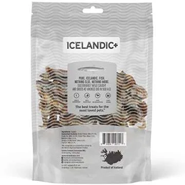 Icelandic+ Plus Capelin Whole Fish & Pieces Dog Treat 2.5-oz Bag