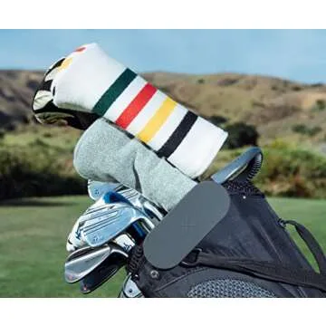 Blue Tees Golf - Magnetic Hub - Attach Magnetic Accessories to Your Golf Bag - Black