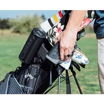 Blue Tees Golf - Magnetic Hub - Attach Magnetic Accessories to Your Golf Bag - Black