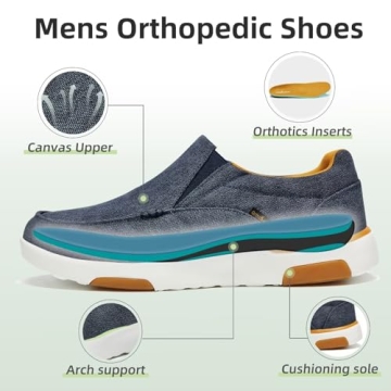 Comfortable Slip-On Orthopedic Shoes for Men