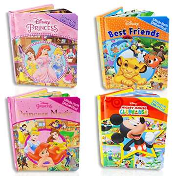 Disney Princess Puzzle Books Bundle with 400+ Stickers