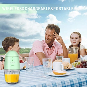 Kocbelle Cordless Mini Food Processor for Quick Meal Prep