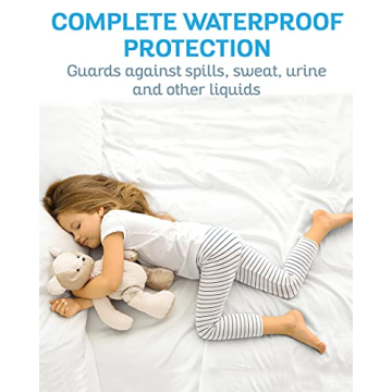 Sures Waterproof Mattress Protector Queen Size - 2 Pack