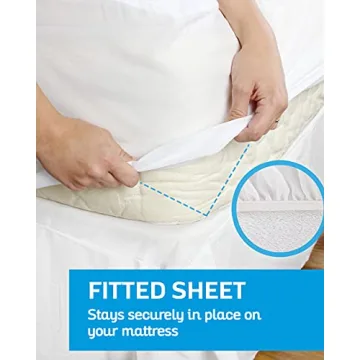 Sures Waterproof Mattress Protector Queen Size - 2 Pack