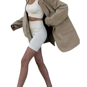 Chic Grlasen Women's Elegant Black Blazer for All Occasions