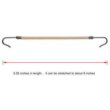 Elastic Hook Hair Tie Set for Long & Curly Hair