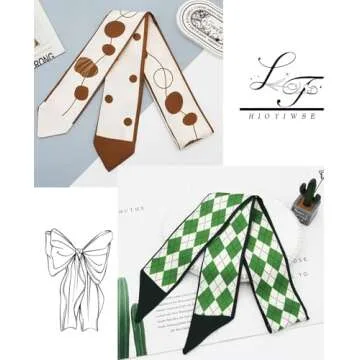 Hioyiwse Silk Scarves Set for Chic Versatile Fashion