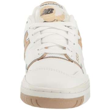 New Balance 550 Sneakers, White/Incense, 6 US Women/4.5 US Men