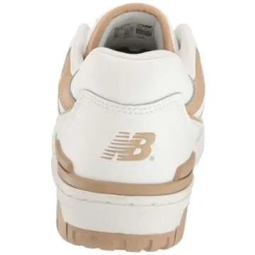 New Balance 550 Sneakers, White/Incense, 6 US Women/4.5 US Men
