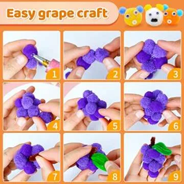 Eppingwin 90PCS Multicolor Pom Poms,1.5 Inch Soft Pompoms for Crafts, Assorted Colors 4CM Big Pom Pom for Arts & Crafts DIY Projects (Multi-Colored)