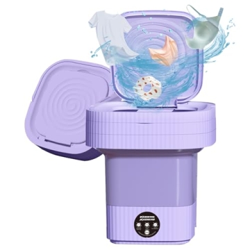 Portable Washing Machine,13L Folding Mini Washer with 3 Modes Deep Cleaning of underwear,baby clothe...