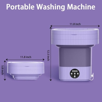 Portable Washing Machine for Travel and Small Spaces