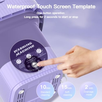 Portable Washing Machine for Travel and Small Spaces