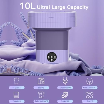 Portable Washing Machine for Travel and Small Spaces