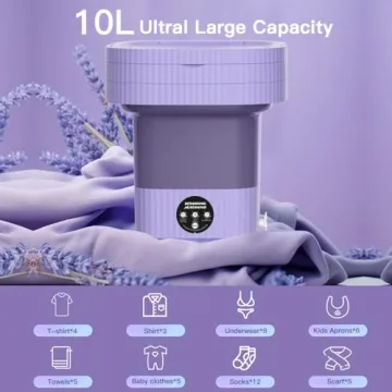 Portable Washing Machine for Travel and Small Spaces