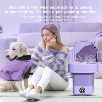 Portable Washing Machine for Travel and Small Spaces