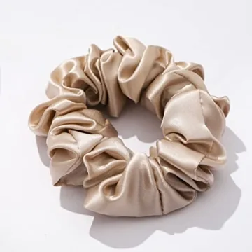 Silk Hair Scrunchies and Eye Mask Gift Set Luxurious