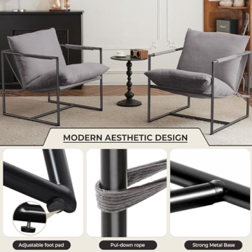 Modern Accent Sling Chair for Comfort and Style