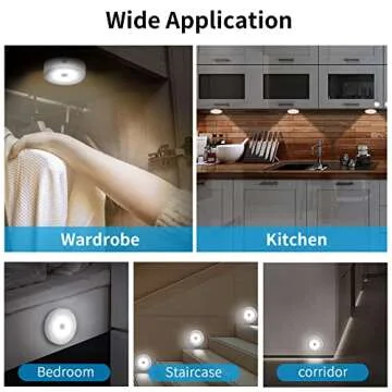 Haohiyo LED Motion Sensor Lights for Home & Closet