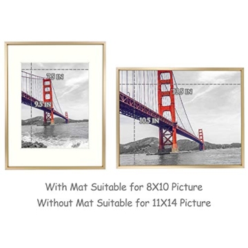 Frametory Gold Picture Frame, Elegant Display for Photos