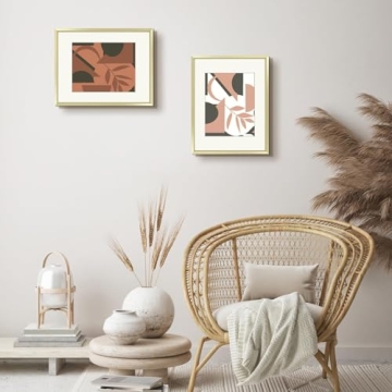 Frametory Gold Picture Frame, Elegant Display for Photos