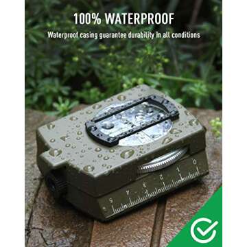 Durable Eyeskey Tactical Survival Compass for Outdoor Adventures