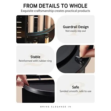 Syntus 360 Rotating Makeup Organizer for Easy Storage