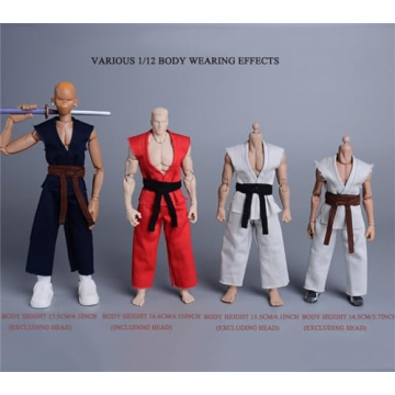 RoofWorld 1/12 Scale Male Combat Suit Clothes for Dolls