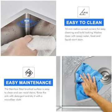 MENATT 22" Undermount Kitchen Sink for Elegant Spaces