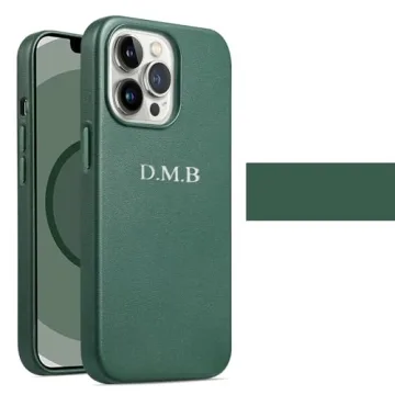 Personalized Gold/Silver Initials iPhone Case - Customizable Style