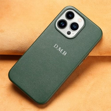 Personalized Gold/Silver Initials iPhone Case - Customizable Style