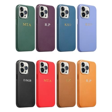 Personalized Gold/Silver Initials iPhone Case - Customizable Style