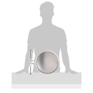 New Star Foodservice 51025 Restaurant-Grade Aluminum Pizza Pan, Baking Tray, Coupe Style, 12-Inch, Pack of 6