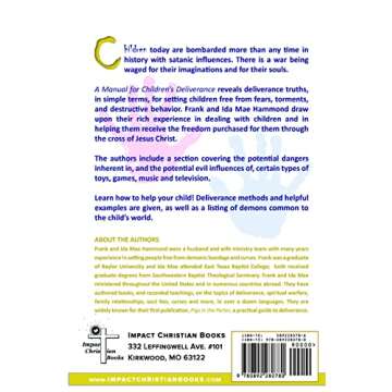 Manual for Childrens Deliverance (Spiritual Warfare)